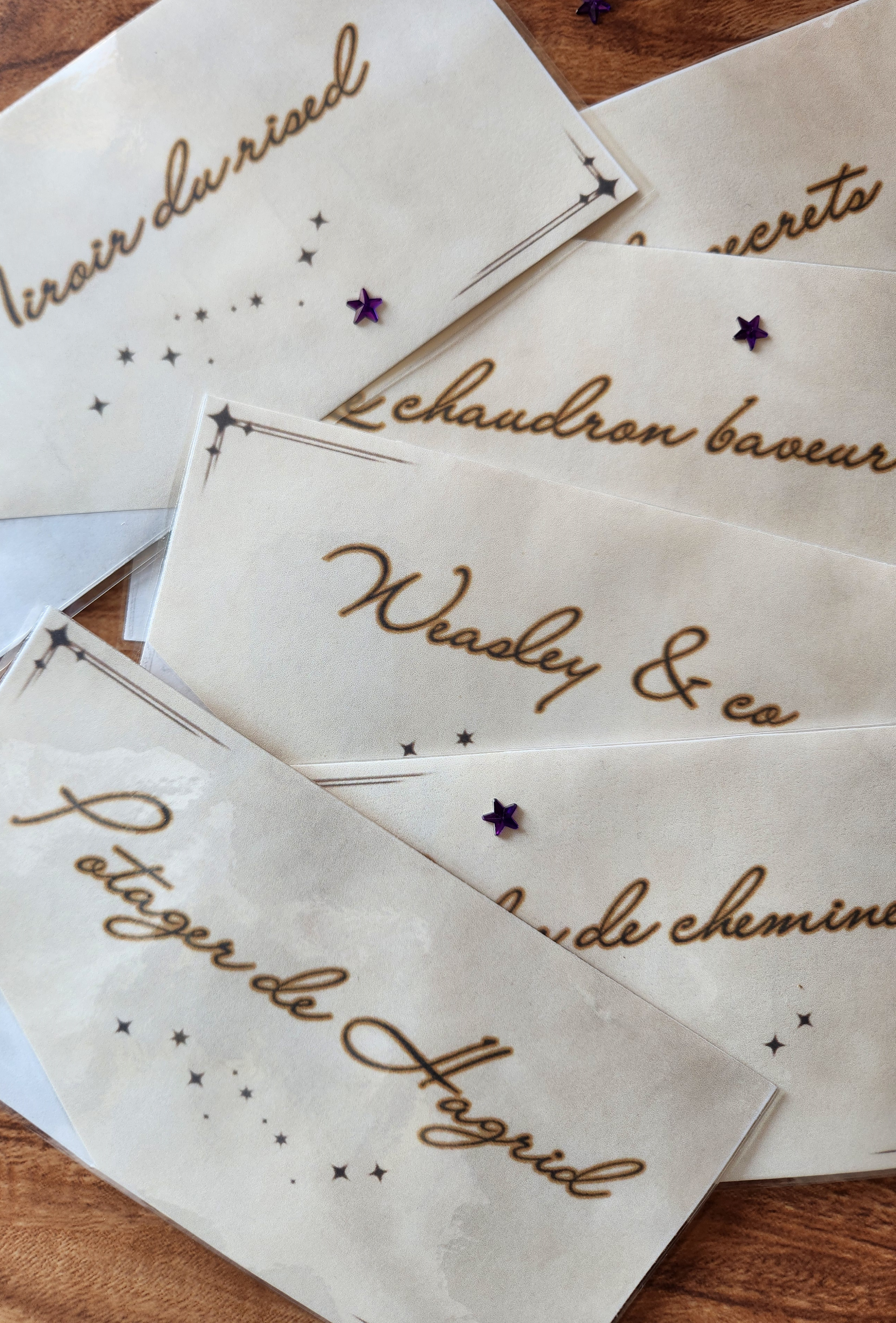 Enveloppes pour portefeuille